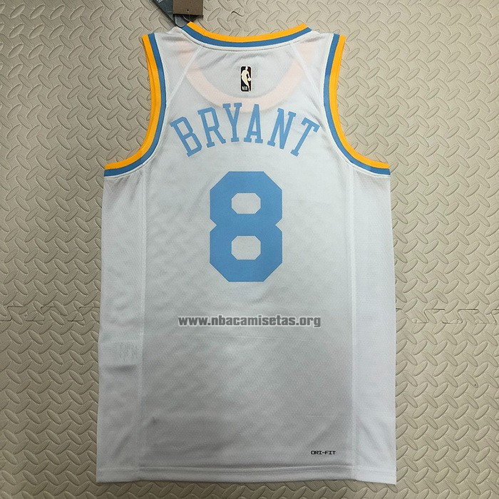 Camiseta Los Angeles Lakers Kobe Bryant NO 8 Classic 2022-23 Blanco